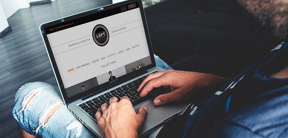 Loft-Store Passau, Responsive WordPress Website