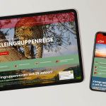 TWR Kleingruppenreisen Webdesign Tablet und Mobile Mockup